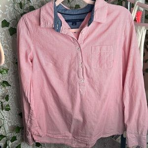 TOMMY HILFIGER Quarter-Button Striped Shirt